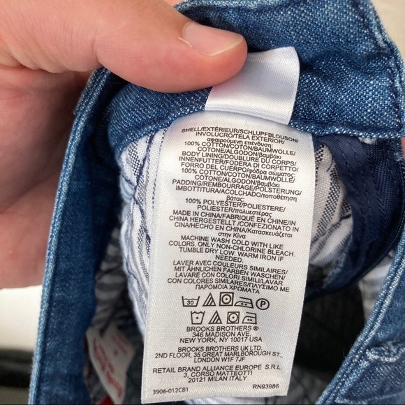 Brooks Brothers Denim Quilted Mini Skirt - Picture 7 of 7